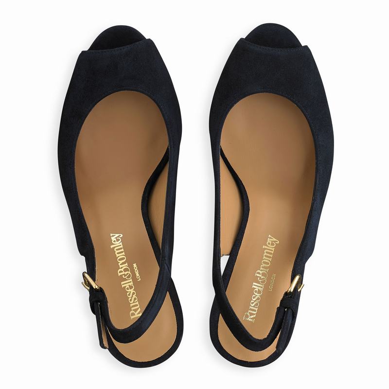 Sandalias Cunha Russell And Bromley Sandown Feminino Azuis | GQE9558CI