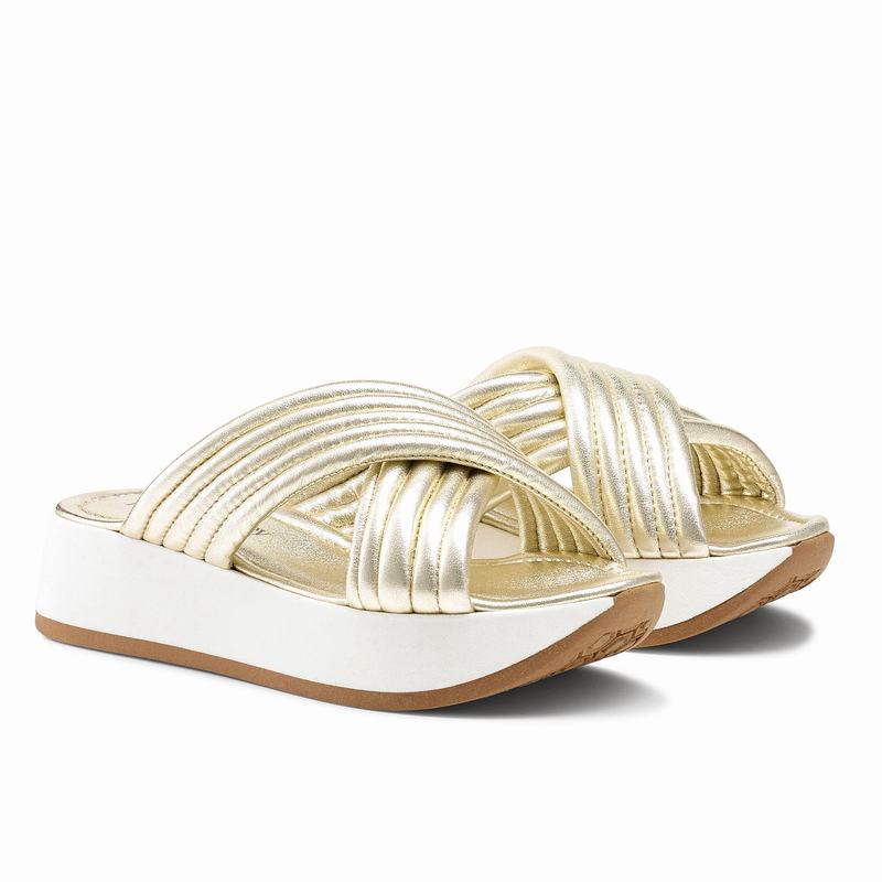 Sandalias Cunha Russell And Bromley Site See Feminino Metallic | BEV1582CR