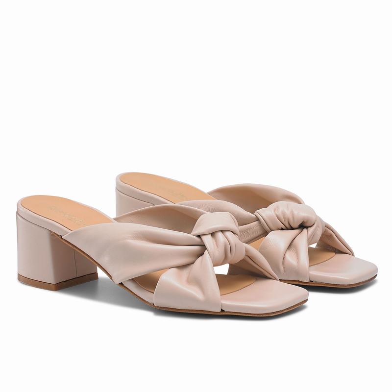 Sandalias Cunha Russell And Bromley Top Knot Feminino Rosa | QRM5473UG