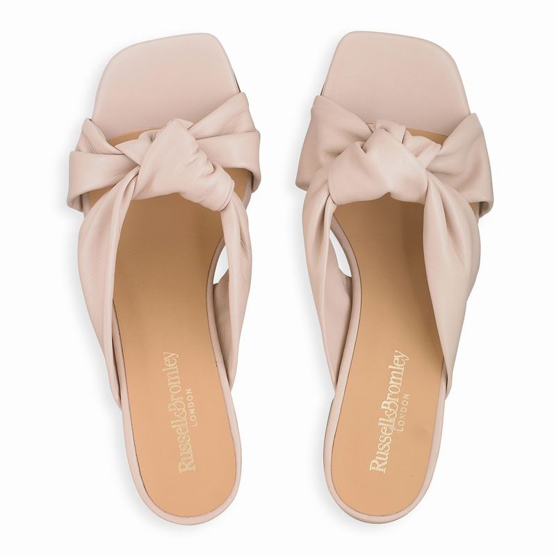 Sandalias Cunha Russell And Bromley Top Knot Feminino Rosa | QRM5473UG