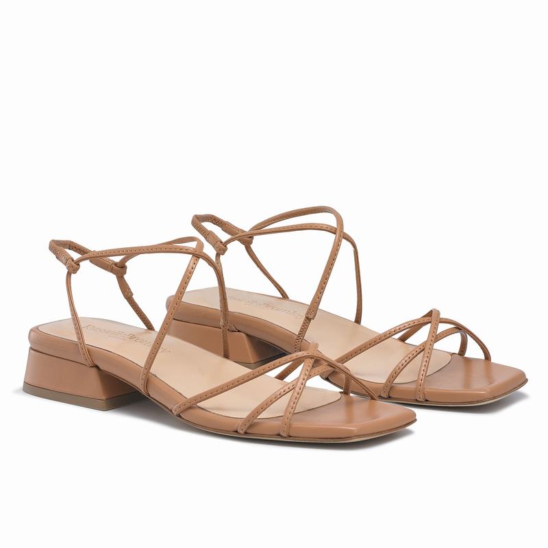 Sandalias Russell And Bromley Airstrip Feminino Marrom | IOY8189GD