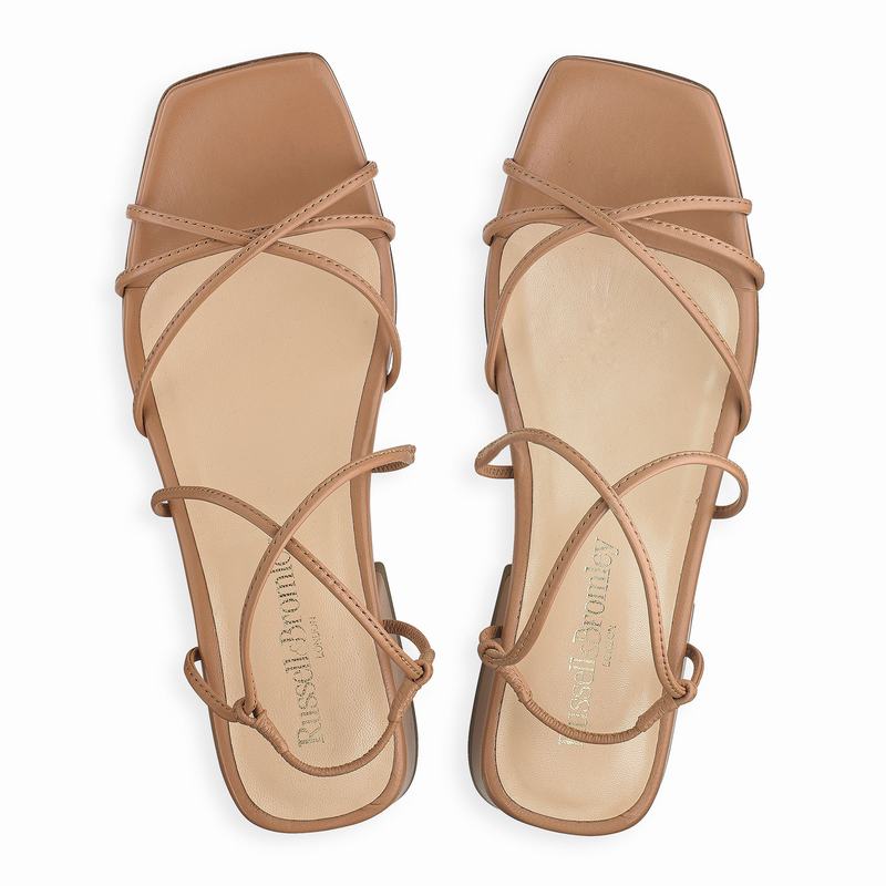 Sandalias Russell And Bromley Airstrip Feminino Marrom | IOY8189GD