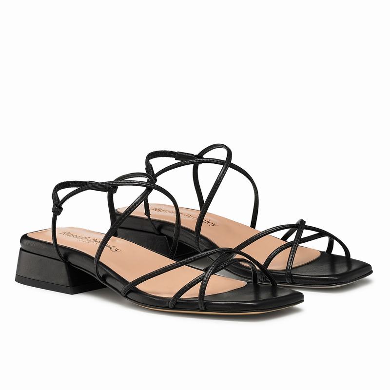 Sandalias Russell And Bromley Airstrip Feminino Pretas | MHT2151VP