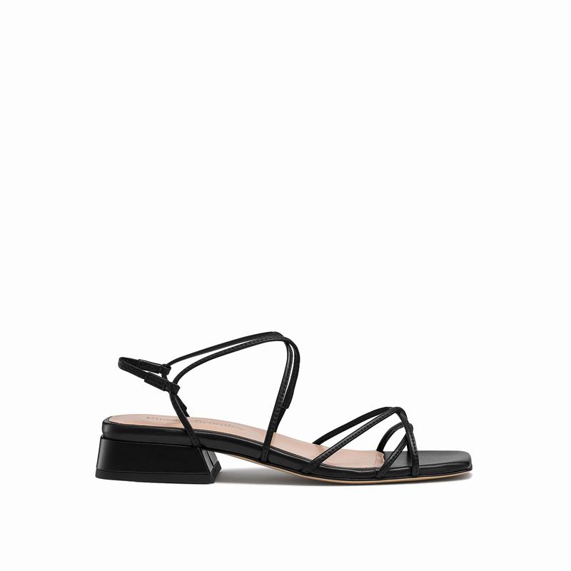 Sandalias Russell And Bromley Airstrip Feminino Pretas | MHT2151VP