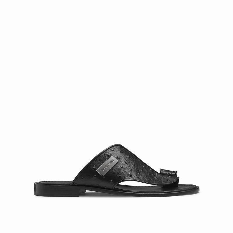 Sandalias Russell And Bromley Arabian Masculino Pretas | JOI36100TJ