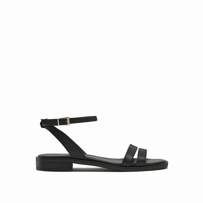 Sandalias Russell And Bromley Brooklyn Feminino Pretas | XOV3324YO