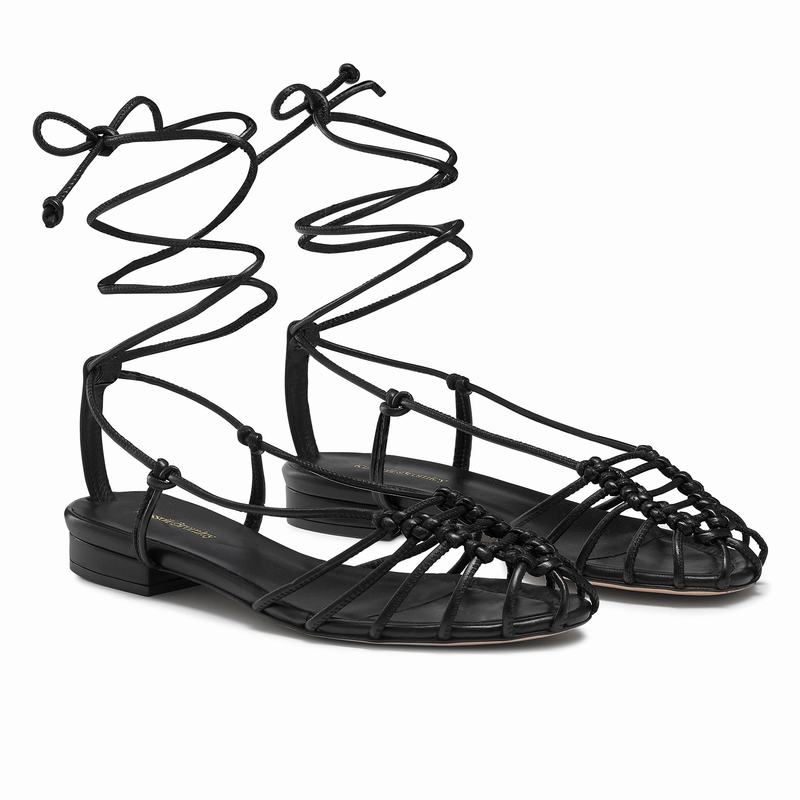 Sandalias Russell And Bromley Connectlow Feminino Pretas | EAI3871MH