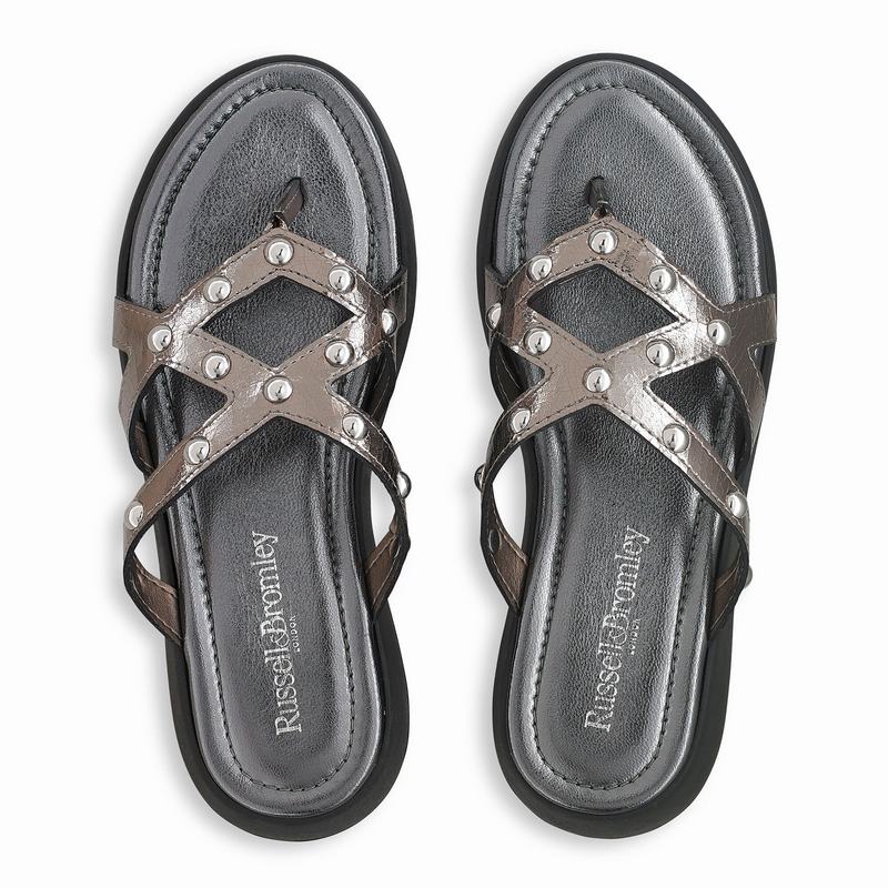 Sandalias Russell And Bromley Crossfit Feminino Metallic | ZUL3685OP