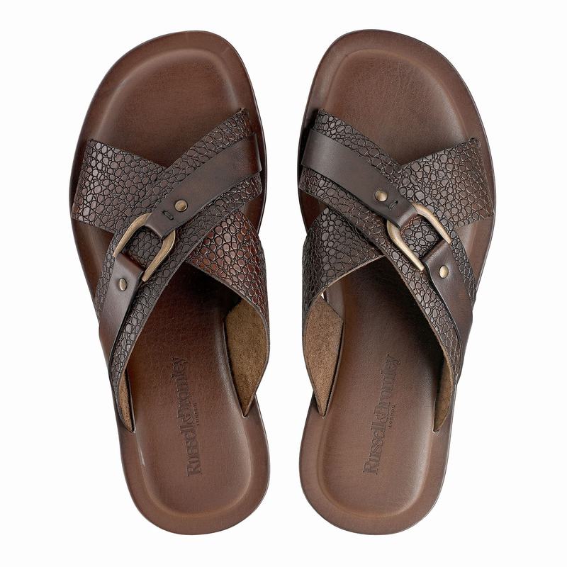 Sandalias Russell And Bromley Dream Masculino Marrom | TYY2283SN