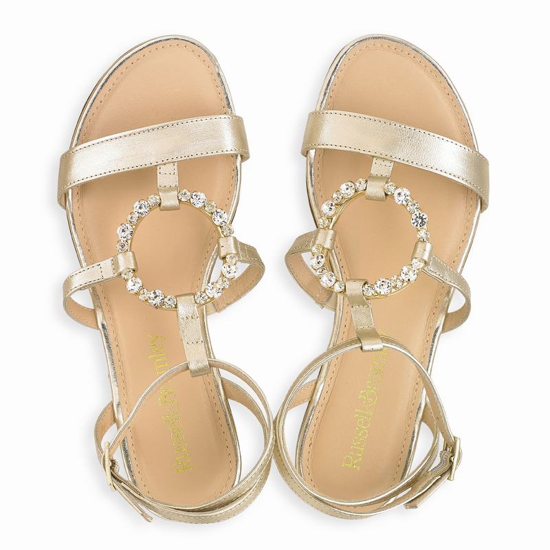 Sandalias Russell And Bromley Empress Feminino Metallic | WRC4820DE