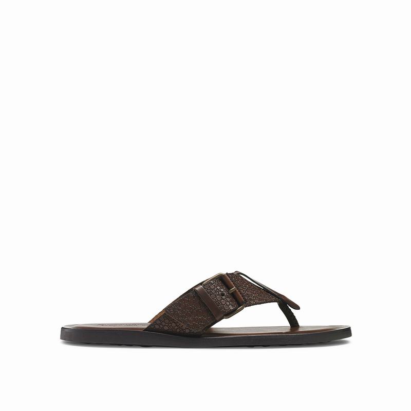 Sandalias Russell And Bromley Fivela Up Masculino Marrom | ADA2028JE