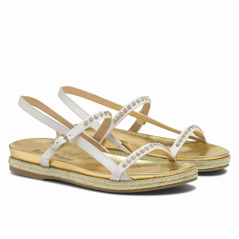 Sandalias Russell And Bromley Gemfest Feminino Branco | JNS10040KH