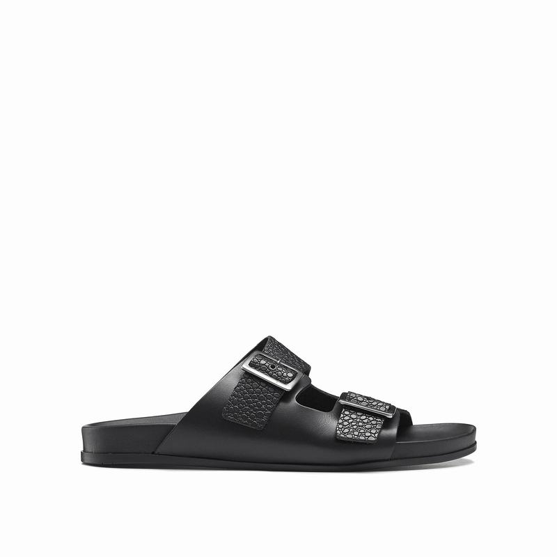 Sandalias Russell And Bromley Islander Masculino Pretas | GZI8460VL