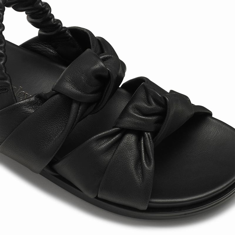 Sandalias Russell And Bromley Knottie Feminino Pretas | EDE613ES