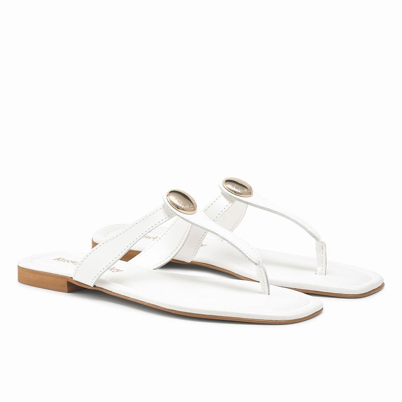 Sandalias Russell And Bromley Lauretta Feminino Branco | GGT9535JF