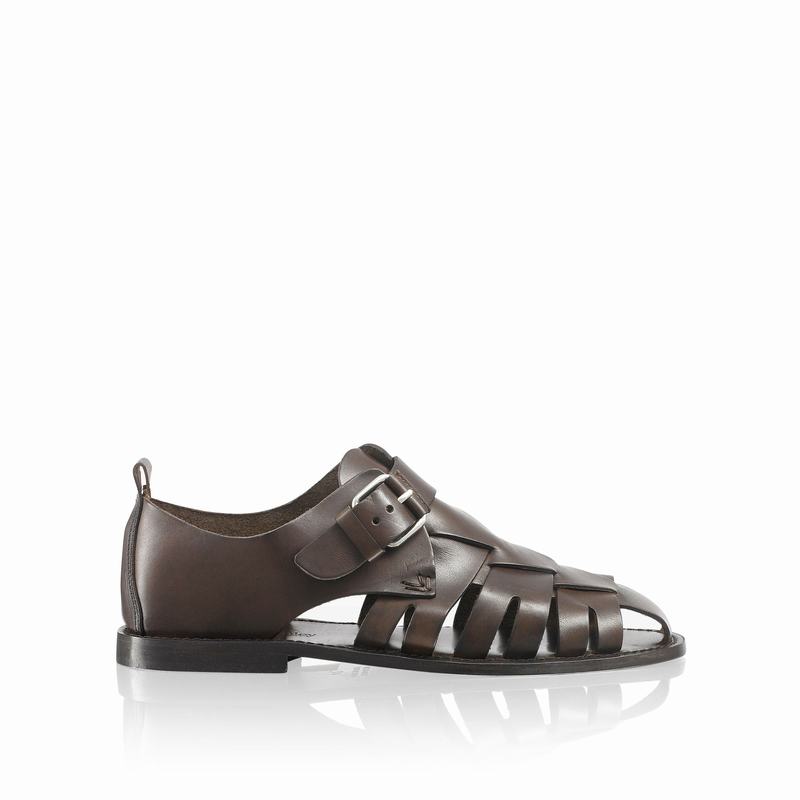 Sandalias Russell And Bromley Neptune Masculino Marrom | UKC667WX