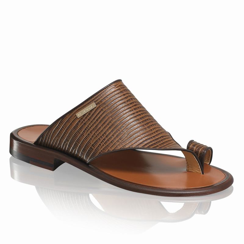 Sandalias Russell And Bromley Perugia Masculino Marrom | AIM5467EF