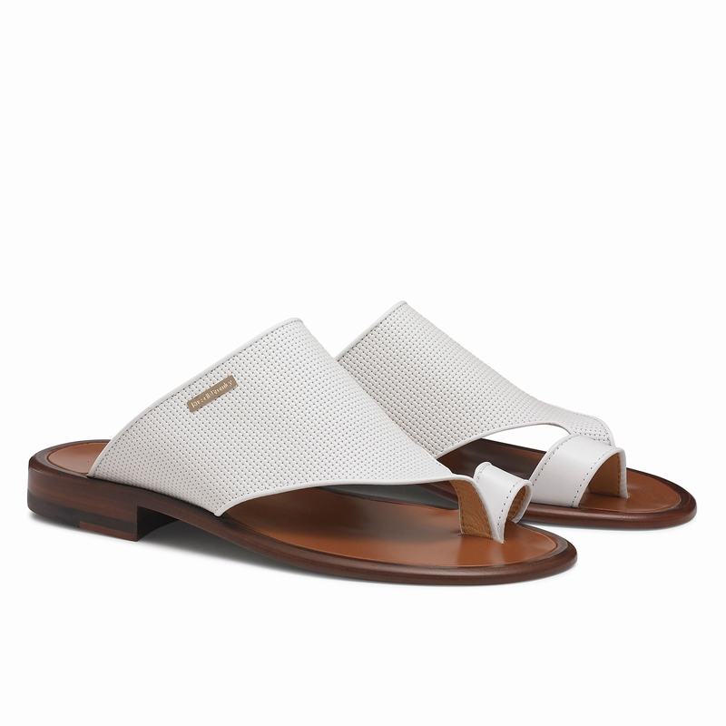 Sandalias Russell And Bromley Perugia Masculino Branco | RJG6619XC