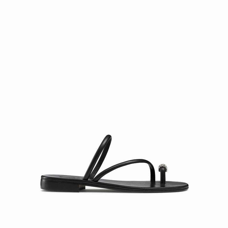 Sandalias Russell And Bromley Quartz+ Feminino Pretas | UGD5751SN