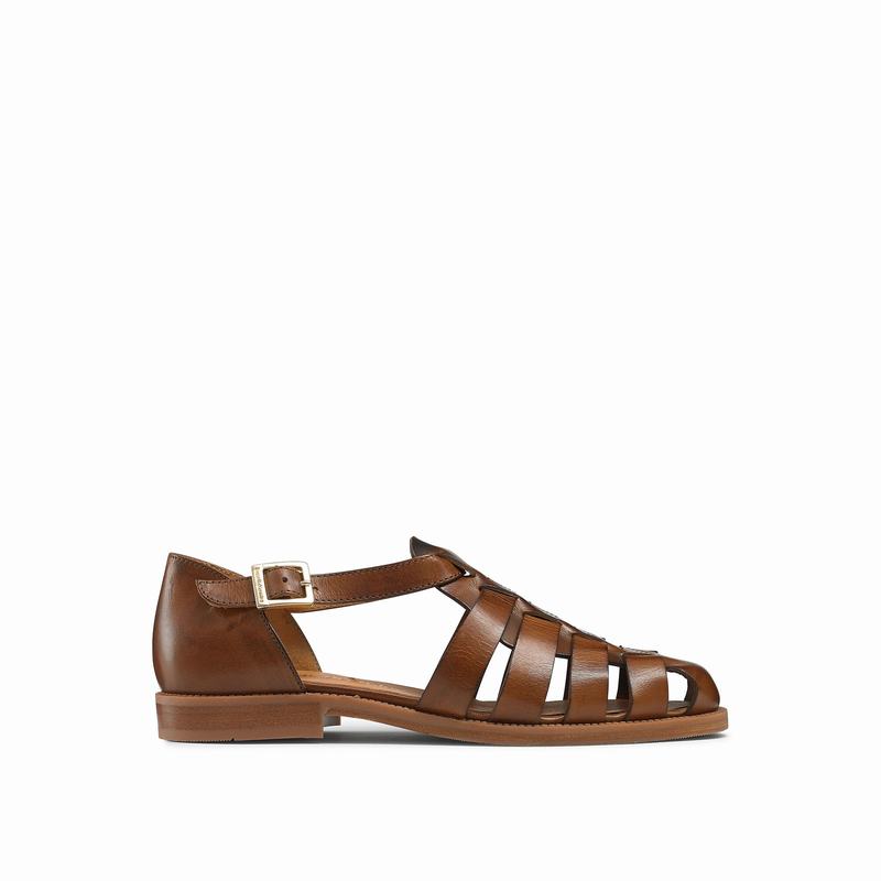 Sandalias Russell And Bromley Siracuse Feminino Marrom | GLQ8370JG