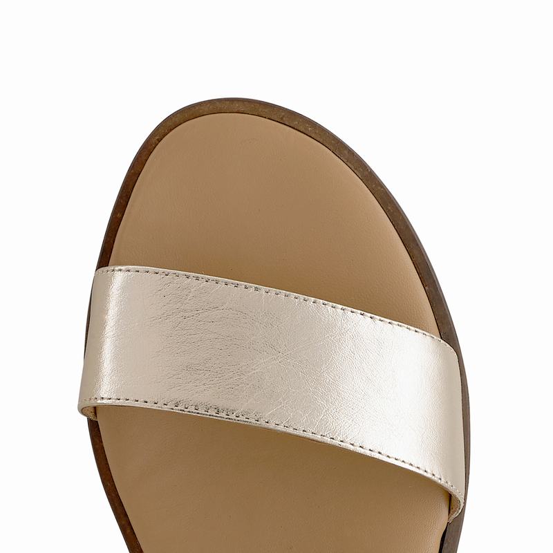 Sandalias Russell And Bromley Tribeca Feminino Metallic | QOQ678AI