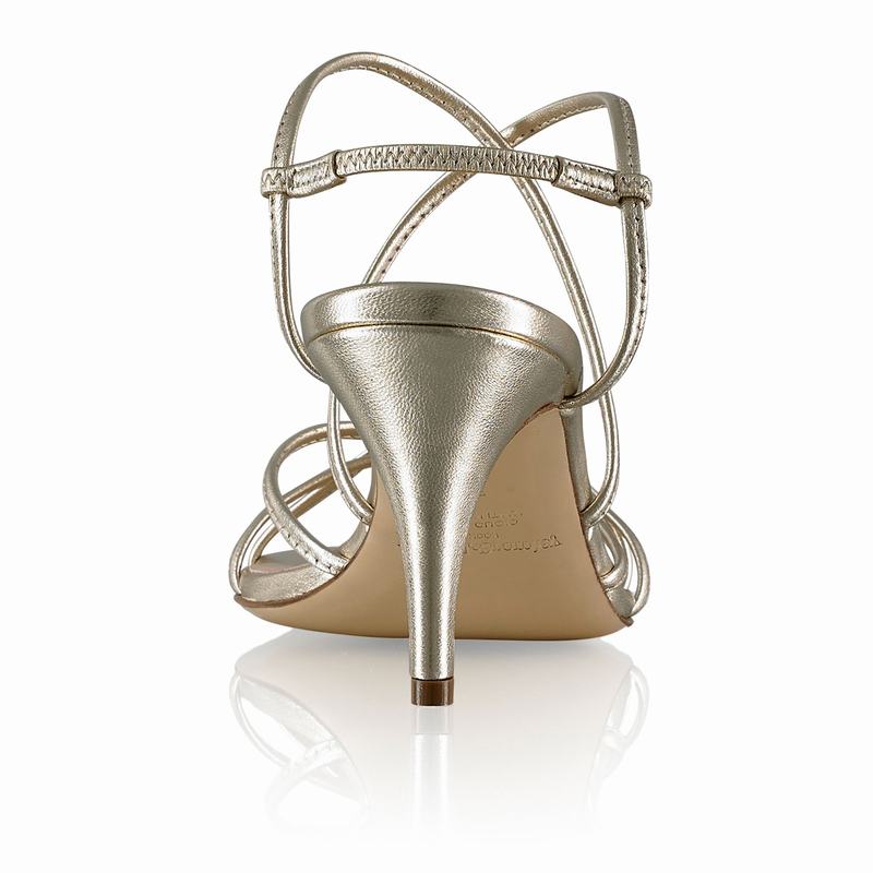 Sandalias de Salto Russell And Bromley Airstrip70 Feminino Metallic | ZCW3464FR