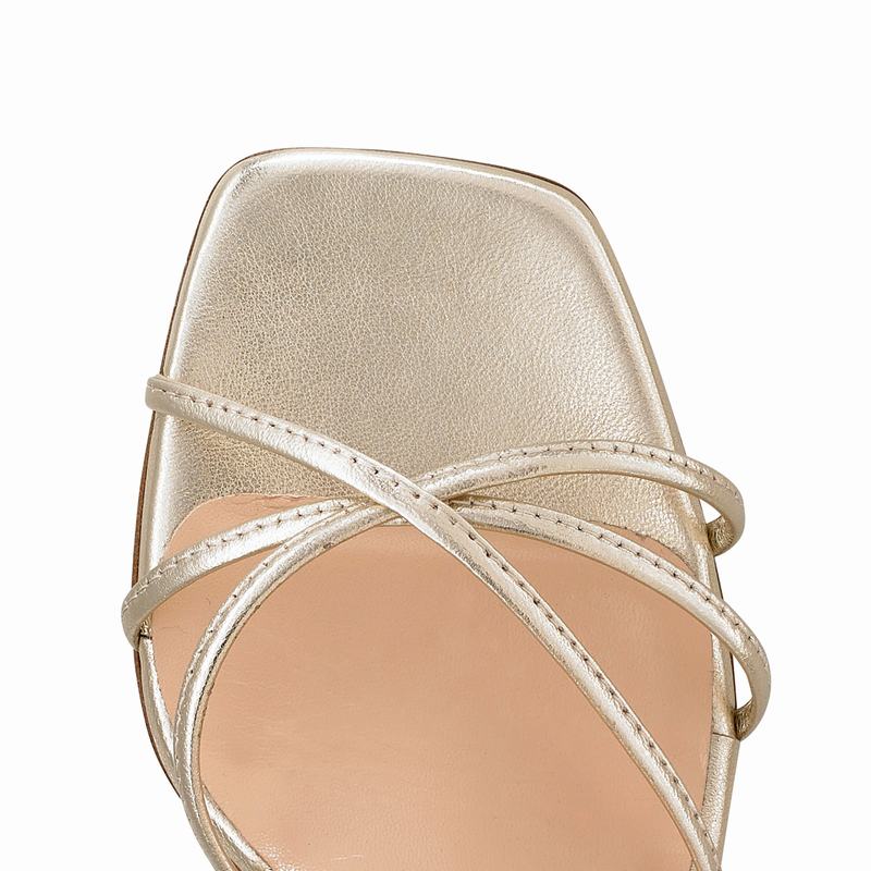 Sandalias de Salto Russell And Bromley Airstrip70 Feminino Metallic | ZCW3464FR