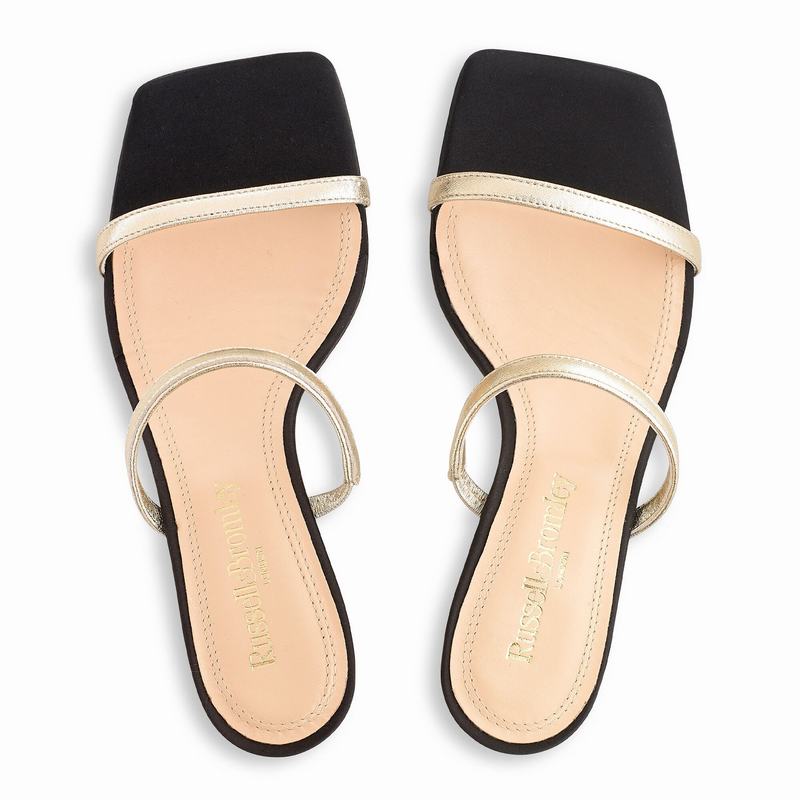 Sandalias de Salto Russell And Bromley Daiquiri Feminino Metallic | KUV5390ZK