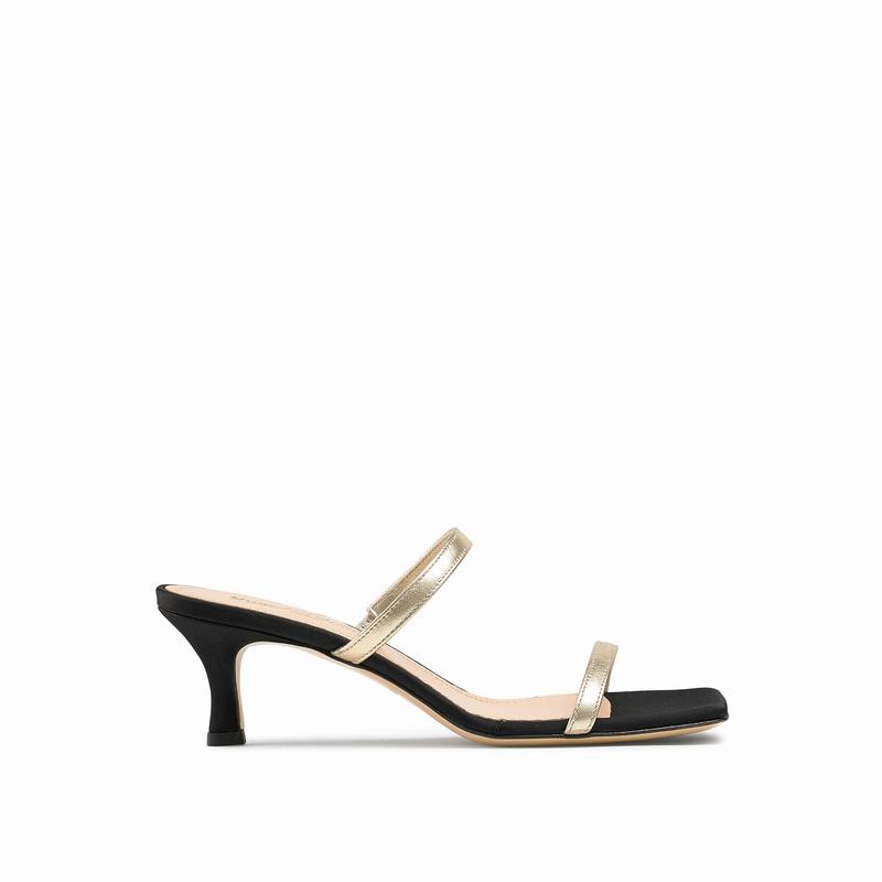 Sandalias de Salto Russell And Bromley Daiquiri Feminino Metallic | KUV5390ZK