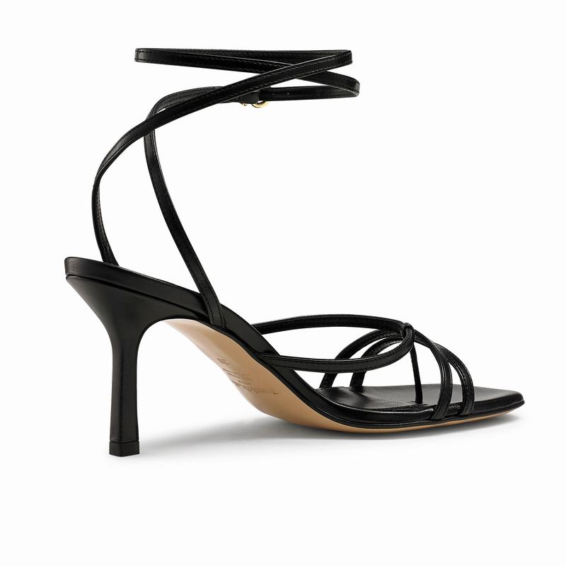 Sandalias de Salto Russell And Bromley Martini Feminino Pretas | GWH4129RY