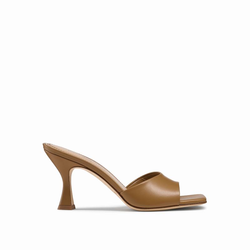 Sandalias de Salto Russell And Bromley Mojito Feminino Marrom | HJM668KA