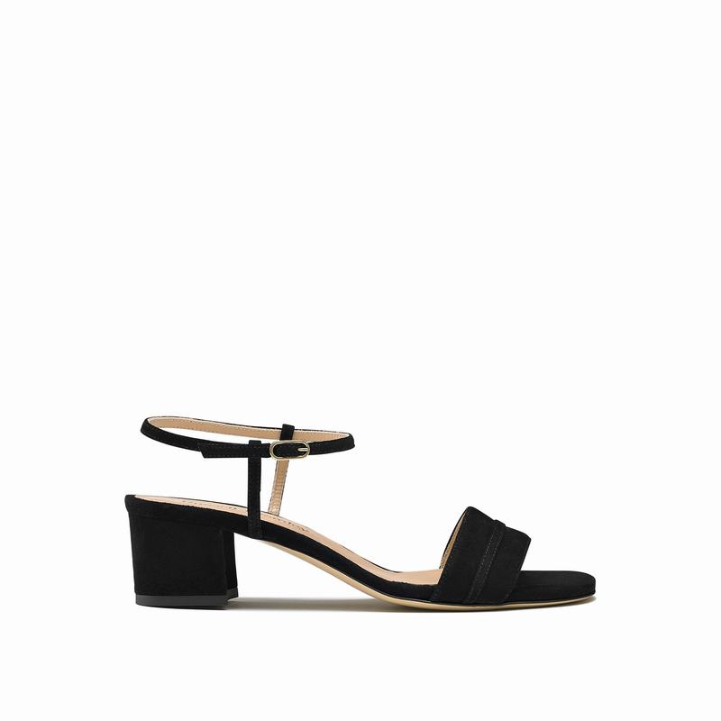 Sandalias de Salto Russell And Bromley Superblock Feminino Pretas | IPW87QK