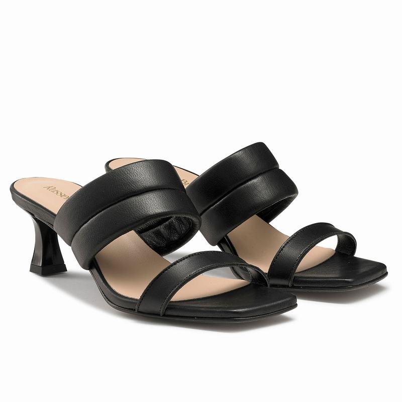 Sandalias de Salto Russell And Bromley Two Step Feminino Pretas | MBL3524DG