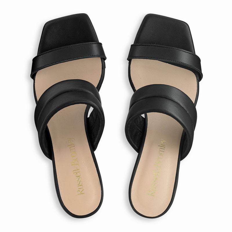 Sandalias de Salto Russell And Bromley Two Step Feminino Pretas | MBL3524DG