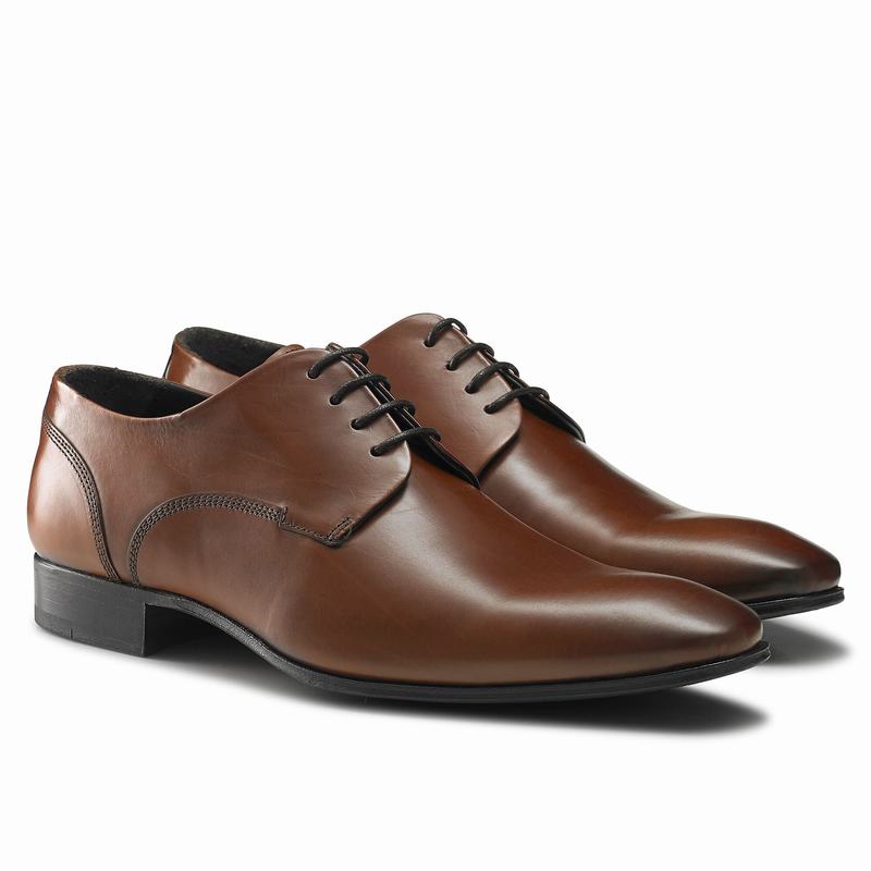 Sapato Derby Russell And Bromley City Masculino Marrom | BAK5385FR