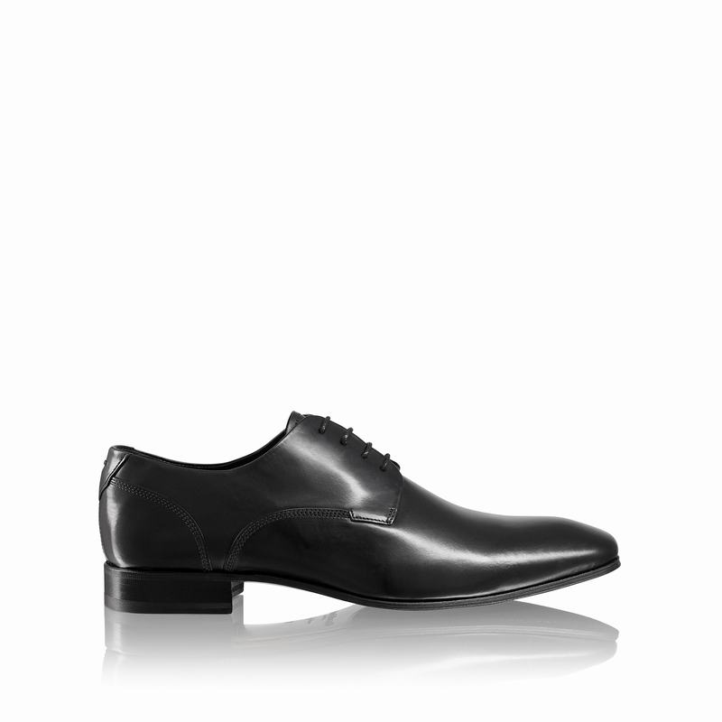 Sapato Derby Russell And Bromley City Masculino Pretas | HFI26100DR