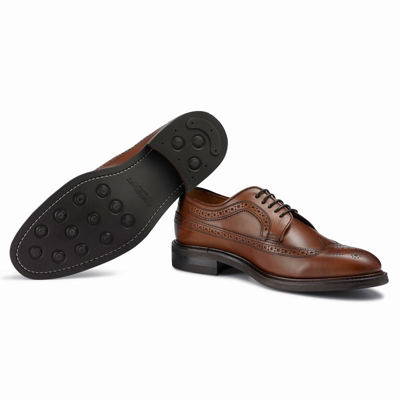 Sapato Derby Russell And Bromley Southport Masculino Marrom | HAP2615RM