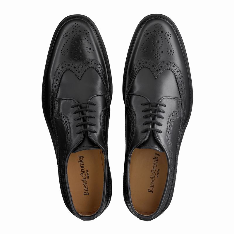 Sapato Derby Russell And Bromley Southport Masculino Pretas | PHL5970WM