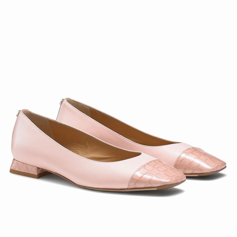 Sapatos De Ballet Russell And Bromley Fondant Feminino Rosa | XVV786IZ