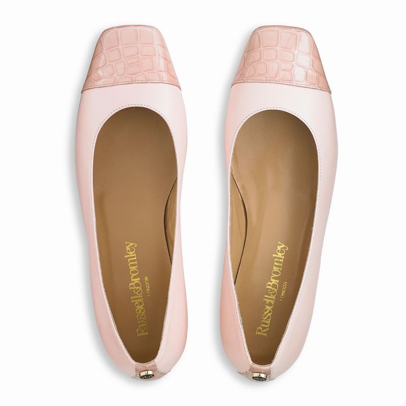 Sapatos De Ballet Russell And Bromley Fondant Feminino Rosa | XVV786IZ