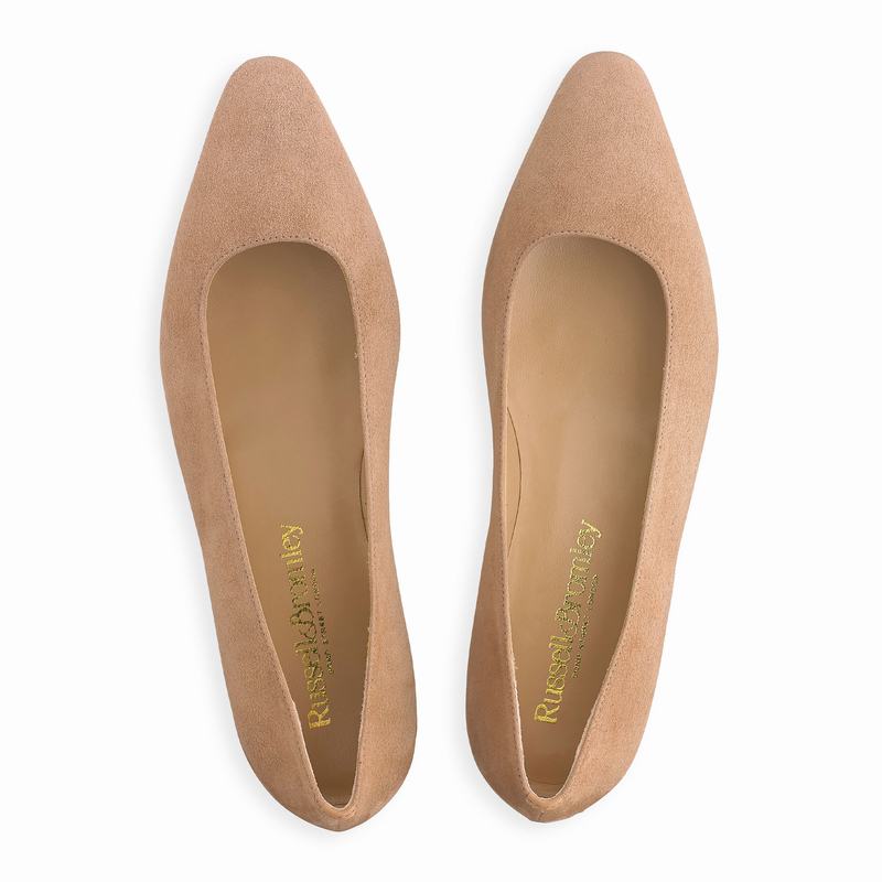 Sapatos De Ballet Russell And Bromley Impression Feminino Marrom | QDI9927XZ