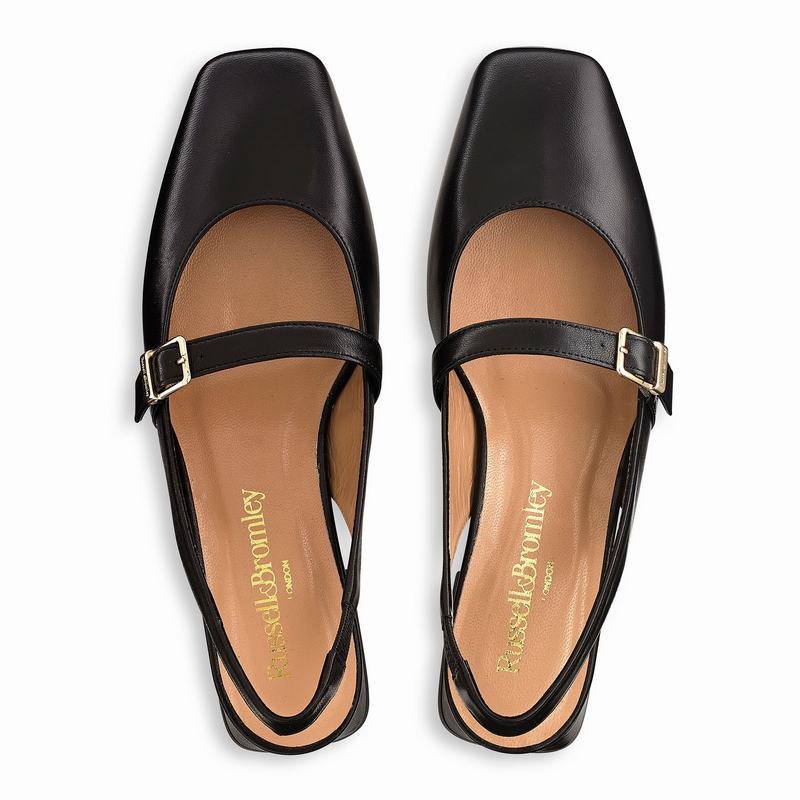 Sapatos De Ballet Russell And Bromley Miss Mary Feminino Pretas | UBS2830TT