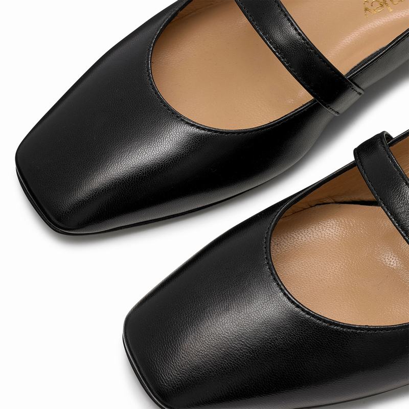 Sapatos De Ballet Russell And Bromley Miss Mary Feminino Pretas | UBS2830TT