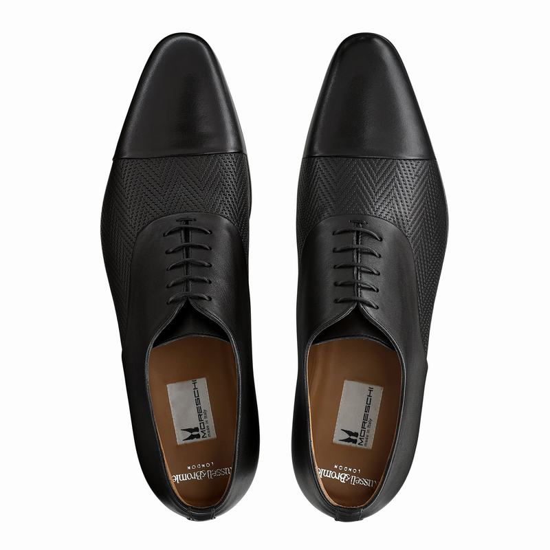 Sapatos Oxford Russell And Bromley Know How Masculino Pretas | CEO8149QZ