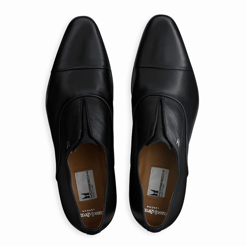 Sapatos Oxford Russell And Bromley Knowledge Masculino Pretas | ACX2460QI