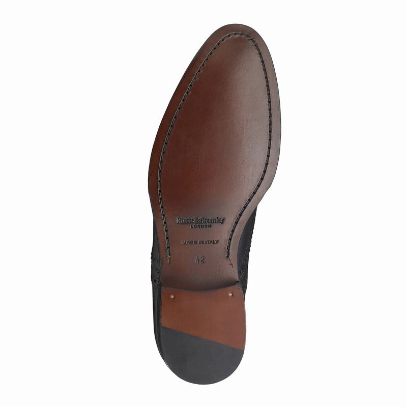 Sapatos Oxford Russell And Bromley Oak Masculino Pretas | FMB9012EP