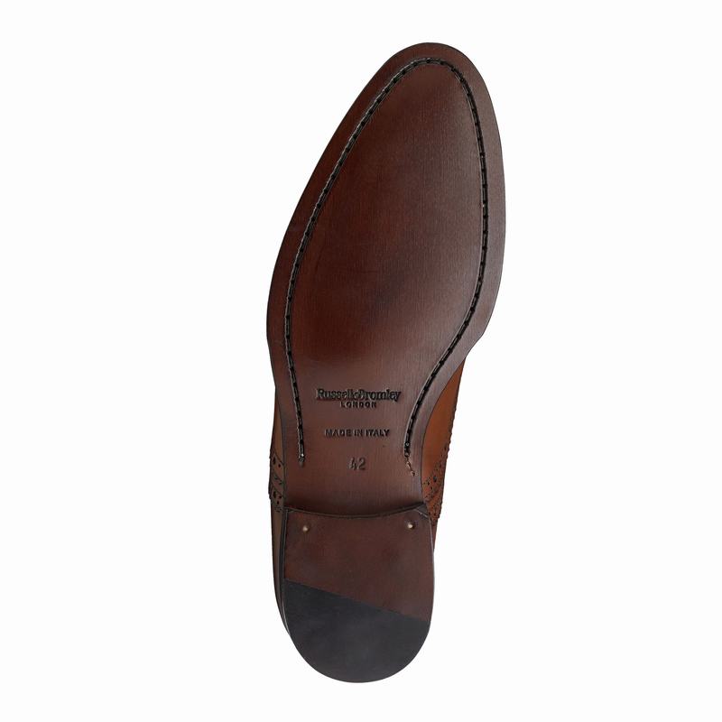 Sapatos Oxford Russell And Bromley Oak Masculino Marrom | VFZ4651BB