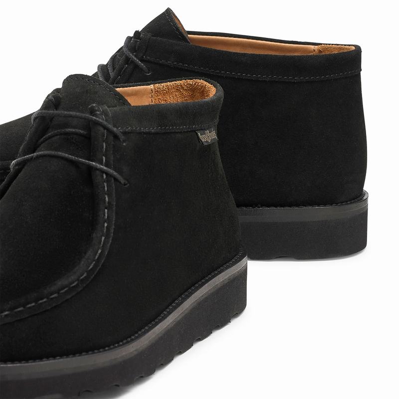 Sapatos de Amarrar Russell And Bromley Ontario Hi Masculino Pretas | HRU8225FU