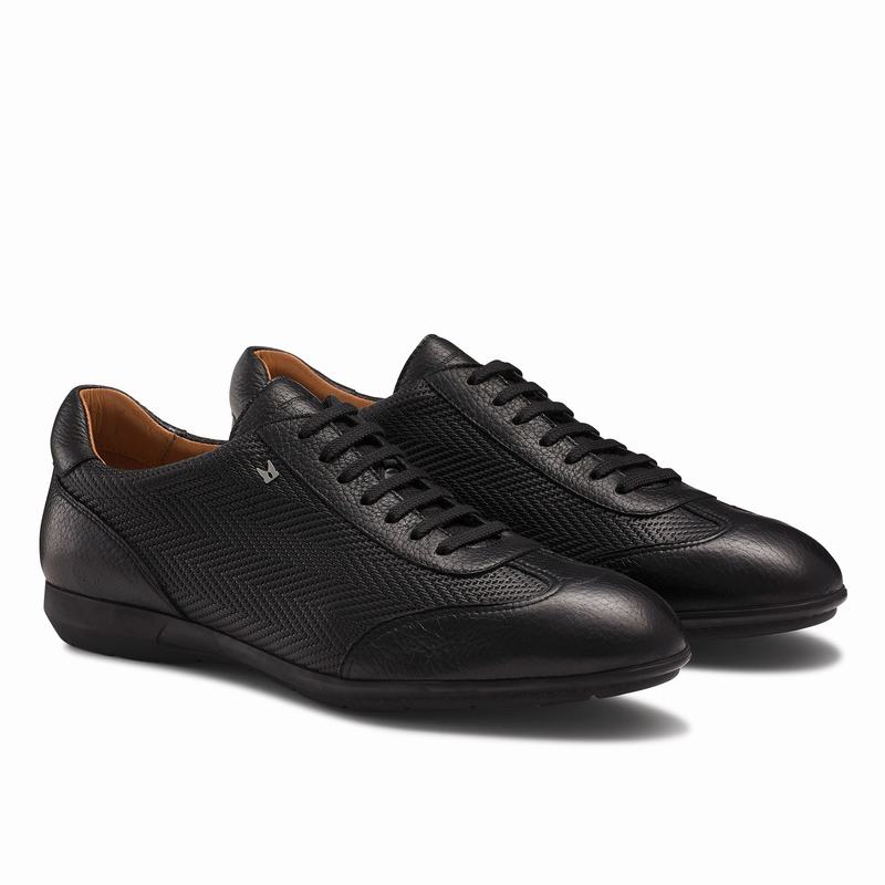 Sapatos de Amarrar Russell And Bromley Urban Masculino Pretas | LTO5625CQ