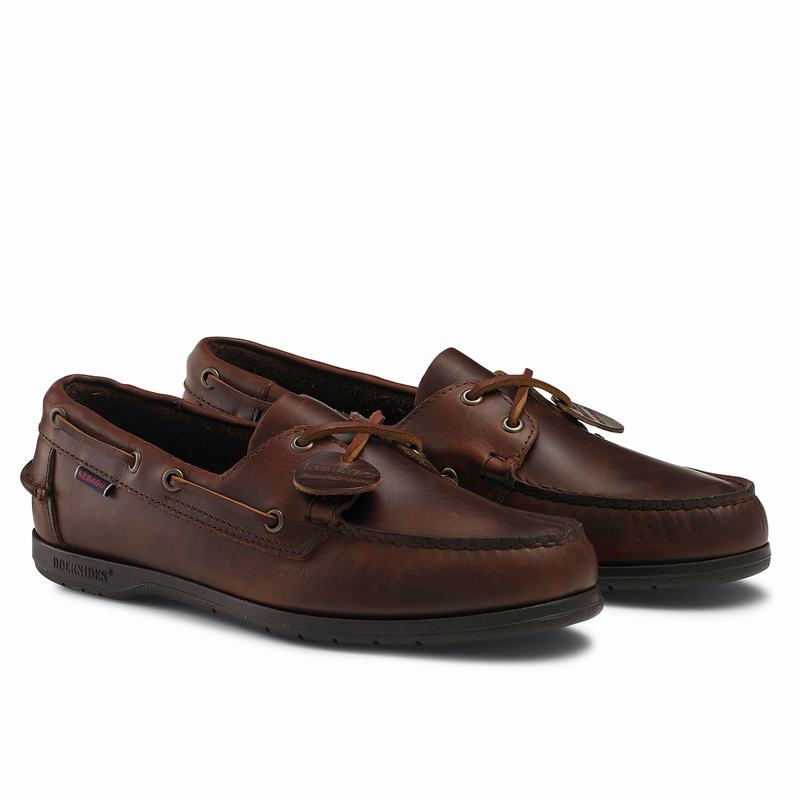 Sapatos de Vela Russell And Bromley Docksides Masculino Marrom | DZM193IJ